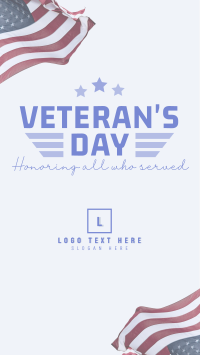 Honor Our Veterans Instagram Story