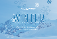 Winter Greeting Pinterest Cover