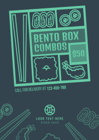 Bento Box Combo Flyer