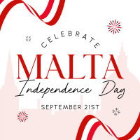 Celebrate Malta Freedom Instagram Post