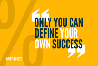 Define Your Success Pinterest Cover Image Preview