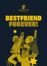 Embracing Friendship Day Poster