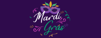 Let's Celebrate Mardi Gras Facebook Cover Image Preview