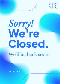 Modern Business Closing Flyer