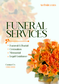 Funeral Flowers Flyer