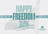 Freedom For South Africa Postcard