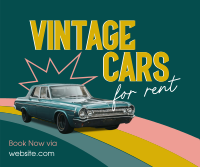 Vintage Car Rental Facebook Post