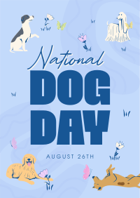 Cute Dog Day Poster