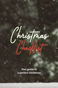 Christmas Checklist Pinterest Pin