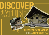 Discover Nature Postcard Design