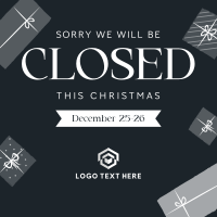 Christmas Closed Holiday Instagram Post