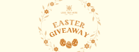 Eggs-tatic Easter Giveaway Facebook Cover Design