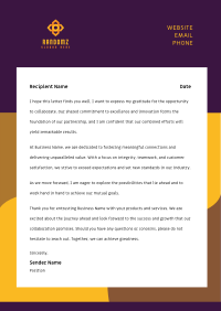 Professional Corporate Abstract Letterhead