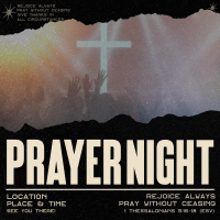 Modern Prayer Night Linkedin Post Design