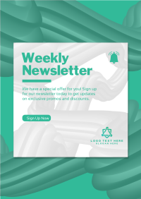 Dynamic Weekly Newsletter Poster