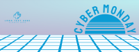 Vaporwave Cyber Monday Facebook Cover