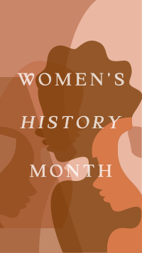 Celebrate Women's History Facebook Story