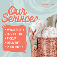 Swirly Laundry Services Instagram Post
