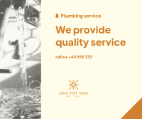 Plumbing Service Provider Facebook Post