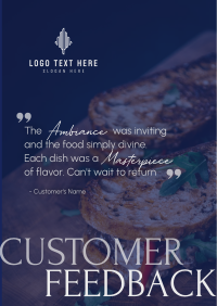 Feedback For Restaurants Poster