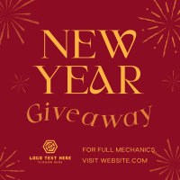 New Year Giveaway Instagram Post