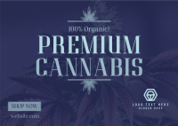 High Quality Cannabis Postcard