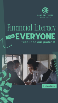 Financial Literacy Podcast TikTok Video