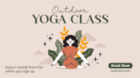 Outdoor Yoga Class Facebook Event Cover