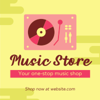 Premium Music Store Instagram Post Image Preview