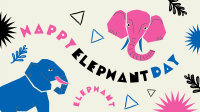 Abstract Elephant Facebook Event Cover