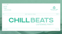 Minimal Chill Music Listening Party Animation