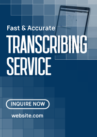 Transcribing Service Flyer