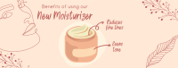 New Moisturizer Benefits Facebook Cover Image Preview