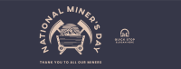 Miners Day Celebration Facebook Cover Image Preview