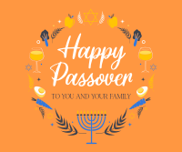 Passover Wreath Facebook Post