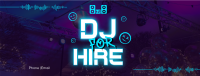 Hiring Party DJ Facebook Cover Design