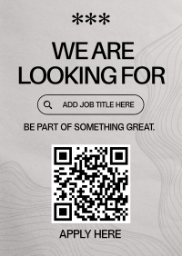 Positions Available Minimalist Flyer Design