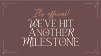 Minimalist Milestones Facebook Event Cover