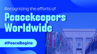 International Day of United Nations Peacekeepers Facebook Event Cover Image Preview