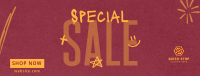 Grunge Special Sale Facebook Cover Image Preview