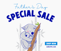 Father's Day Koala Sale Facebook Post