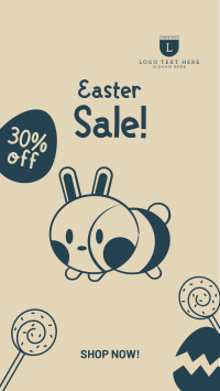 Blessed Easter Sale Facebook Story