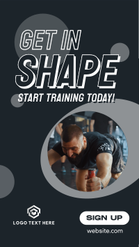 Training Fitness Gym Instagram Reel Image Preview