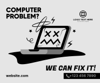 Computer Problem Repair Facebook Post