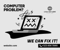 Computer Problem Repair Facebook Post