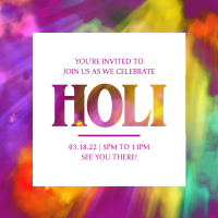 Holi Rays Instagram Post Image Preview