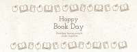 Book Day Message Facebook Cover Design