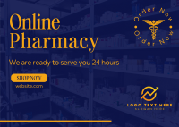 Online Pharmacy Postcard