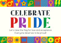 Pride Month Diversity Postcard