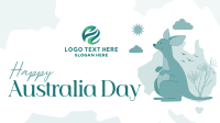 Kangaroo Australia Day Video Design